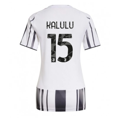 Fotballdrakt Dame Juventus Pierre Kalulu #15 Hjemmedrakt 2025-26 Kortermet Fotballdrakt Dame Juventus Pierre Kalulu #15 Hjemmedrakt 2025-26 Kortermet